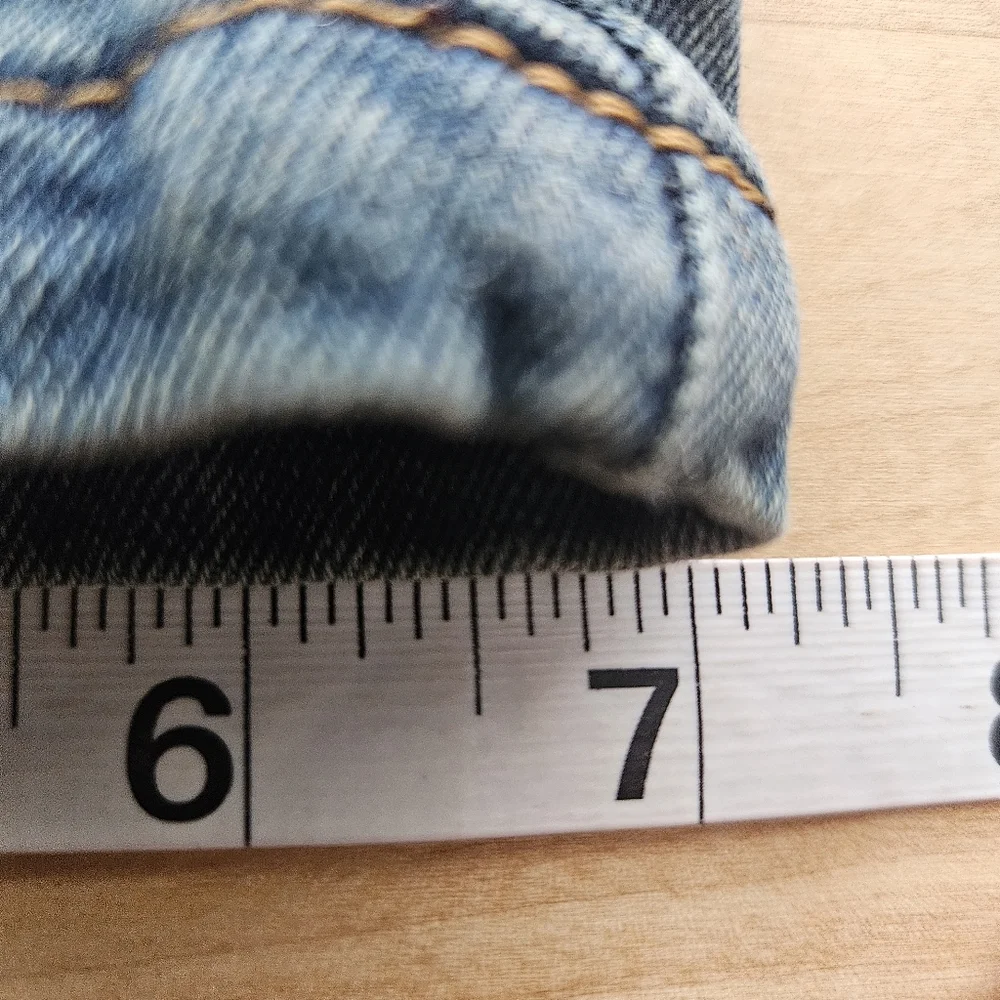 Smith & Mills Denim Jeans Mens Sz 42x32 Stretch Straight‎ Leg Faded (40x31.5)
